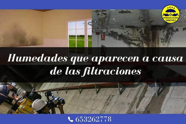 Humedades por filtración en Sevilla